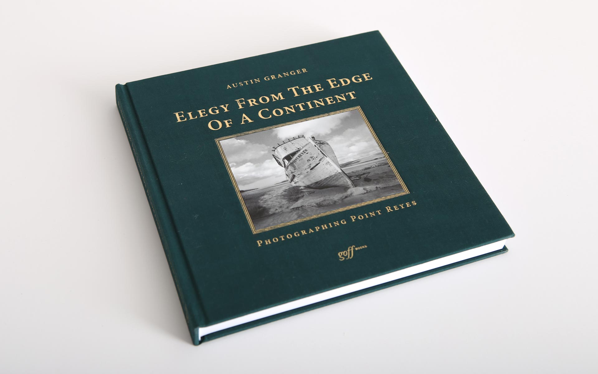 Elegy at the Edge of a Continent, by Austin Granger. Photography book design.