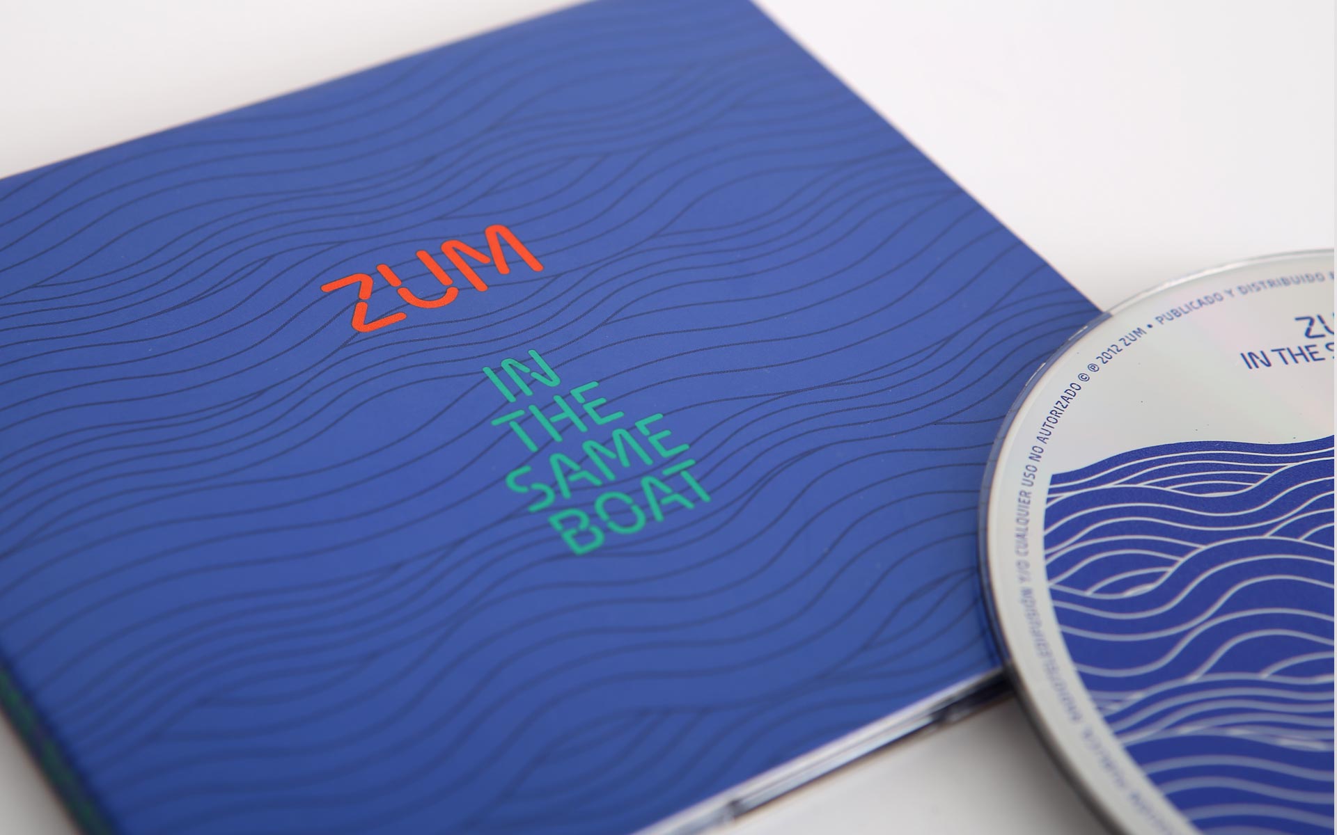 Zum guitar trio, CD cover design with special inks