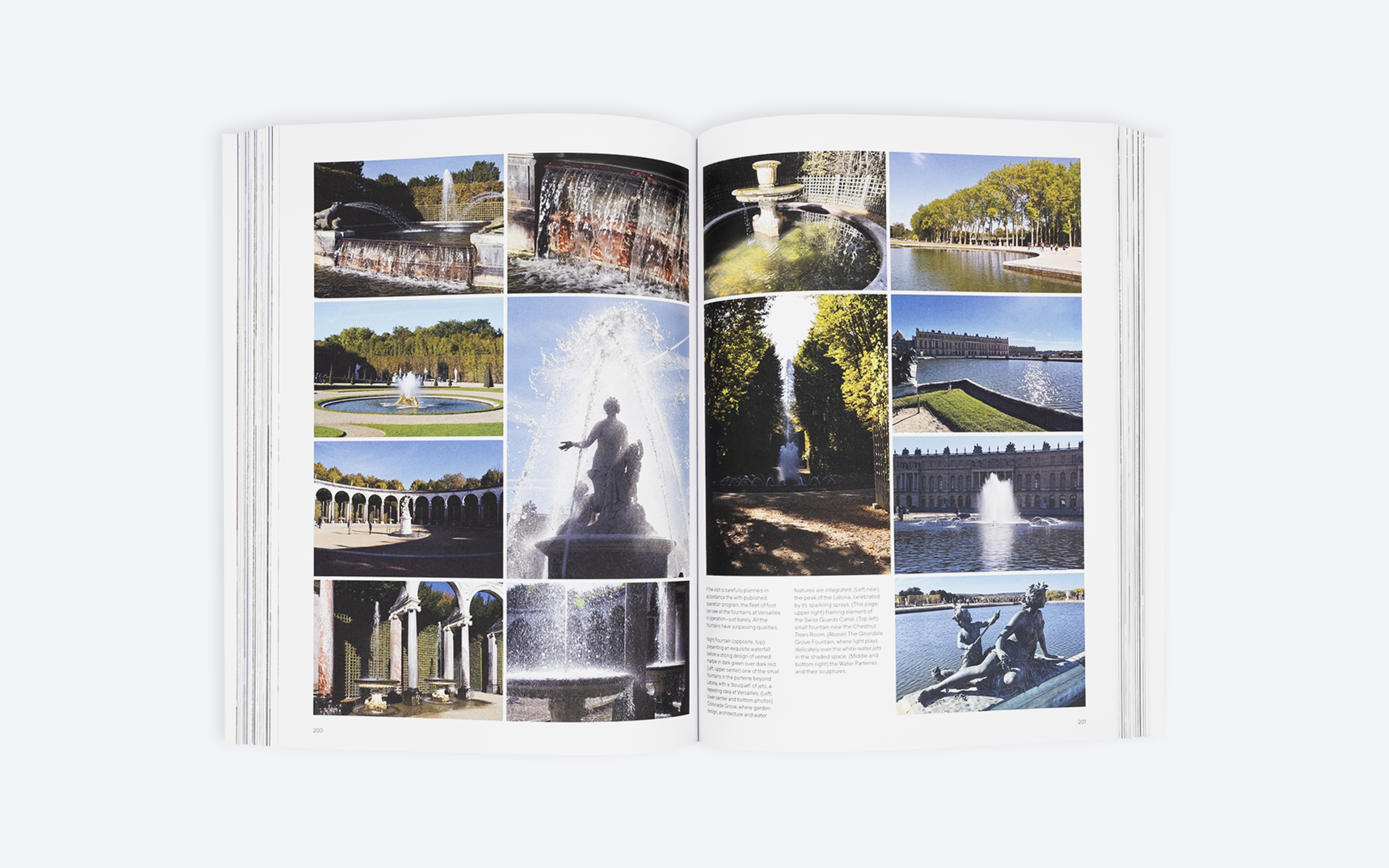 Fountain Safari Spread. Book Design by Pablo Mandel.