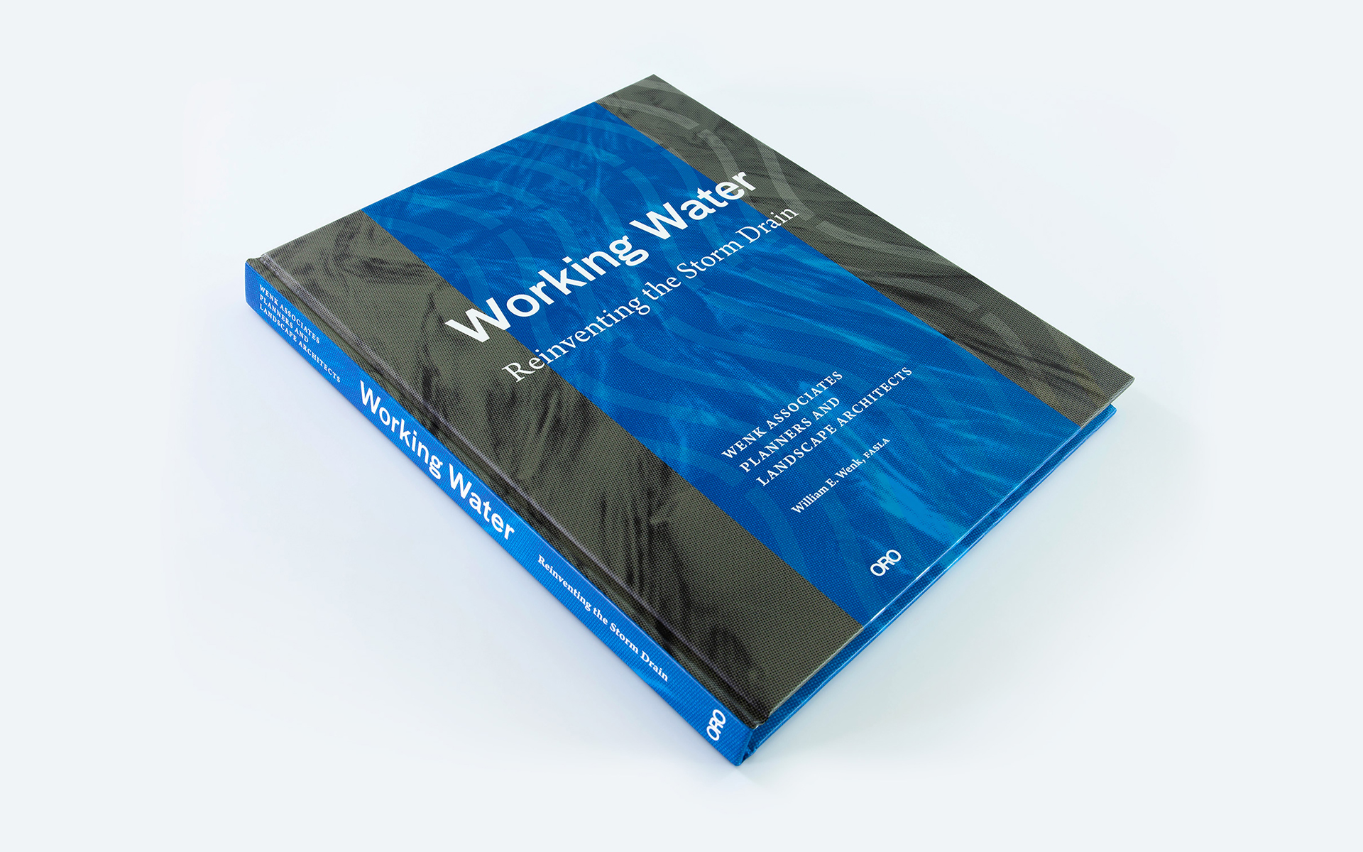 Working Water cover. Book design by Pablo Mandel.