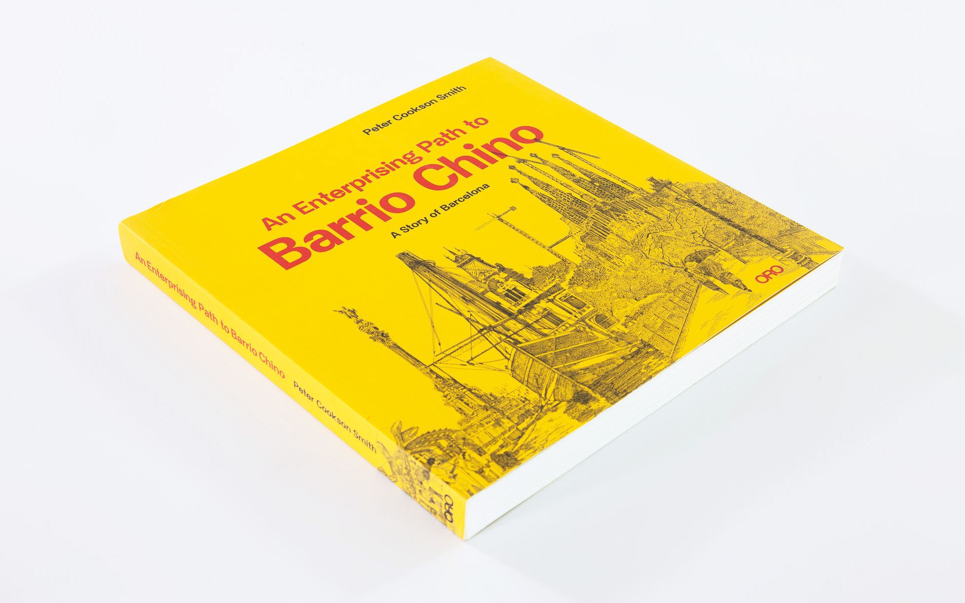 An Enterprising Path to Barrio Chino. Book cover, design by Pablo Mandel.