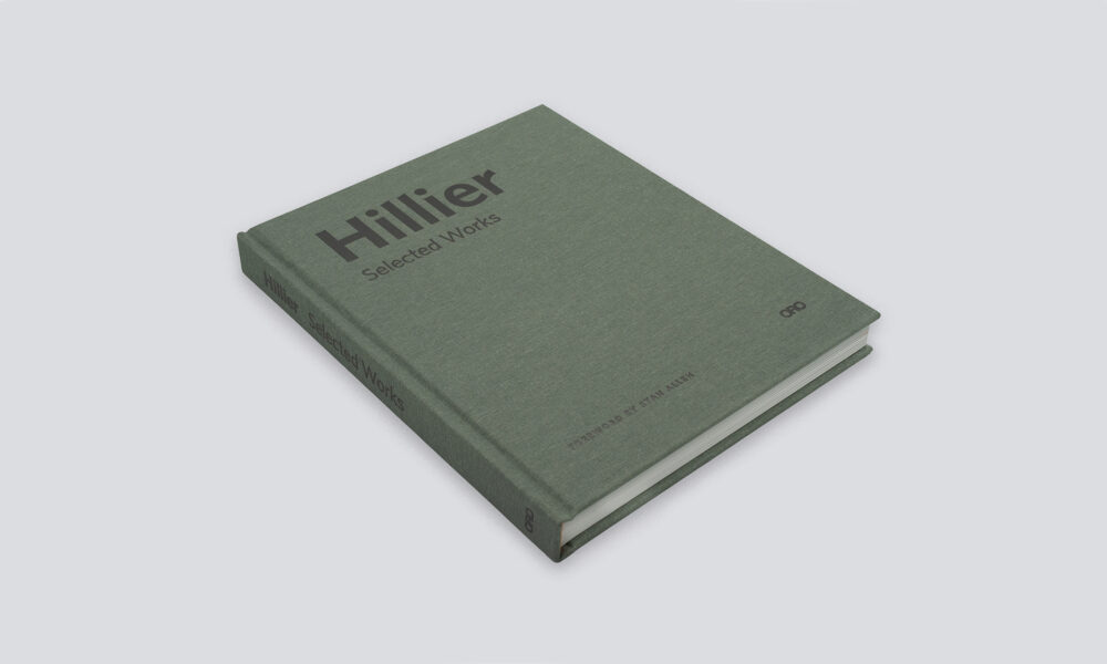 Hillier Selected Works cover. Book design by Pablo Mandel.