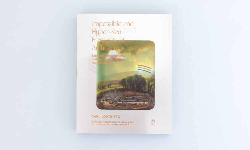 Impossible and Hyper-Real Elements of Architecture. Book spread, design by Pablo Mandel.