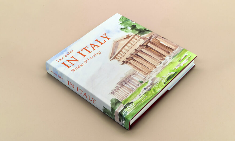 In Italy by Laurie Olin. Book design by Pablo Mandel.
