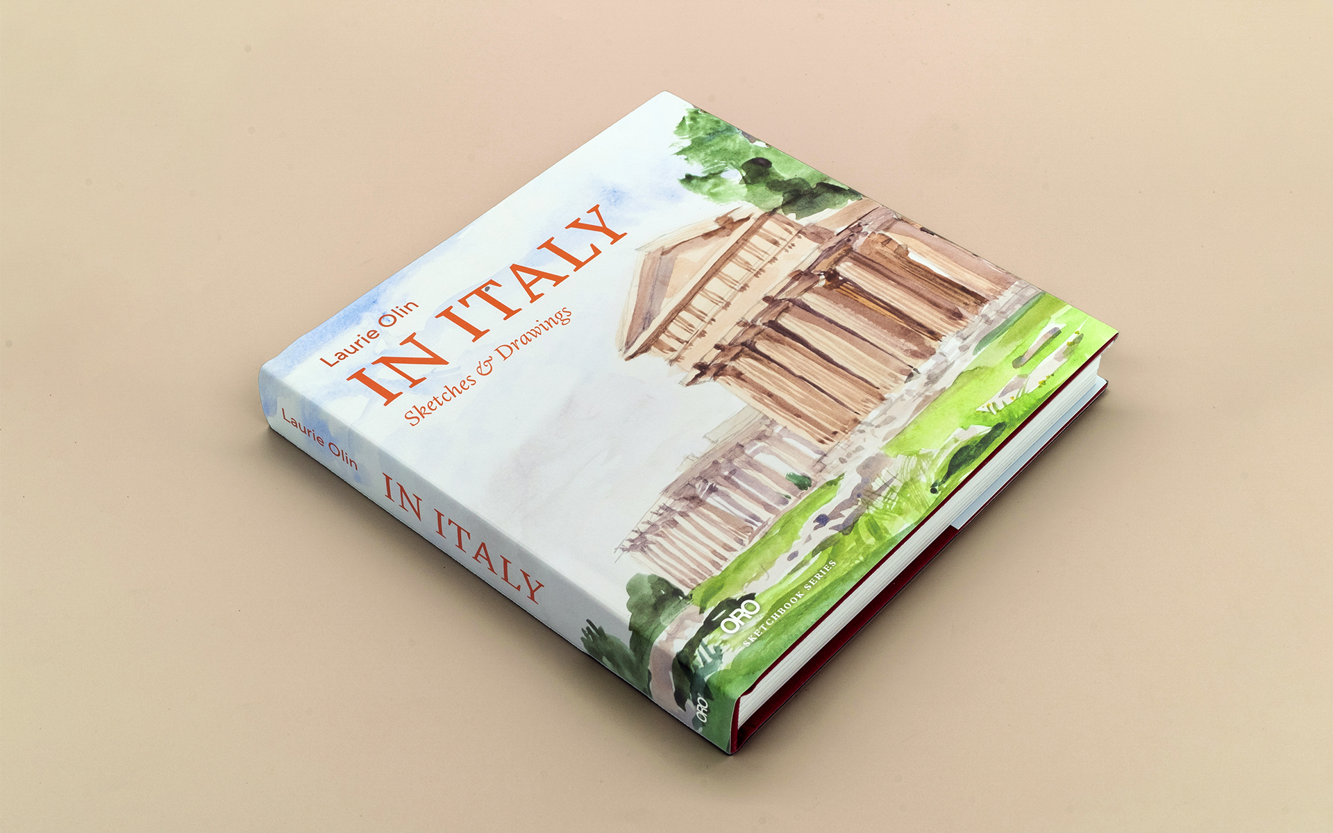 In Italy by Laurie Olin. Book design by Pablo Mandel.