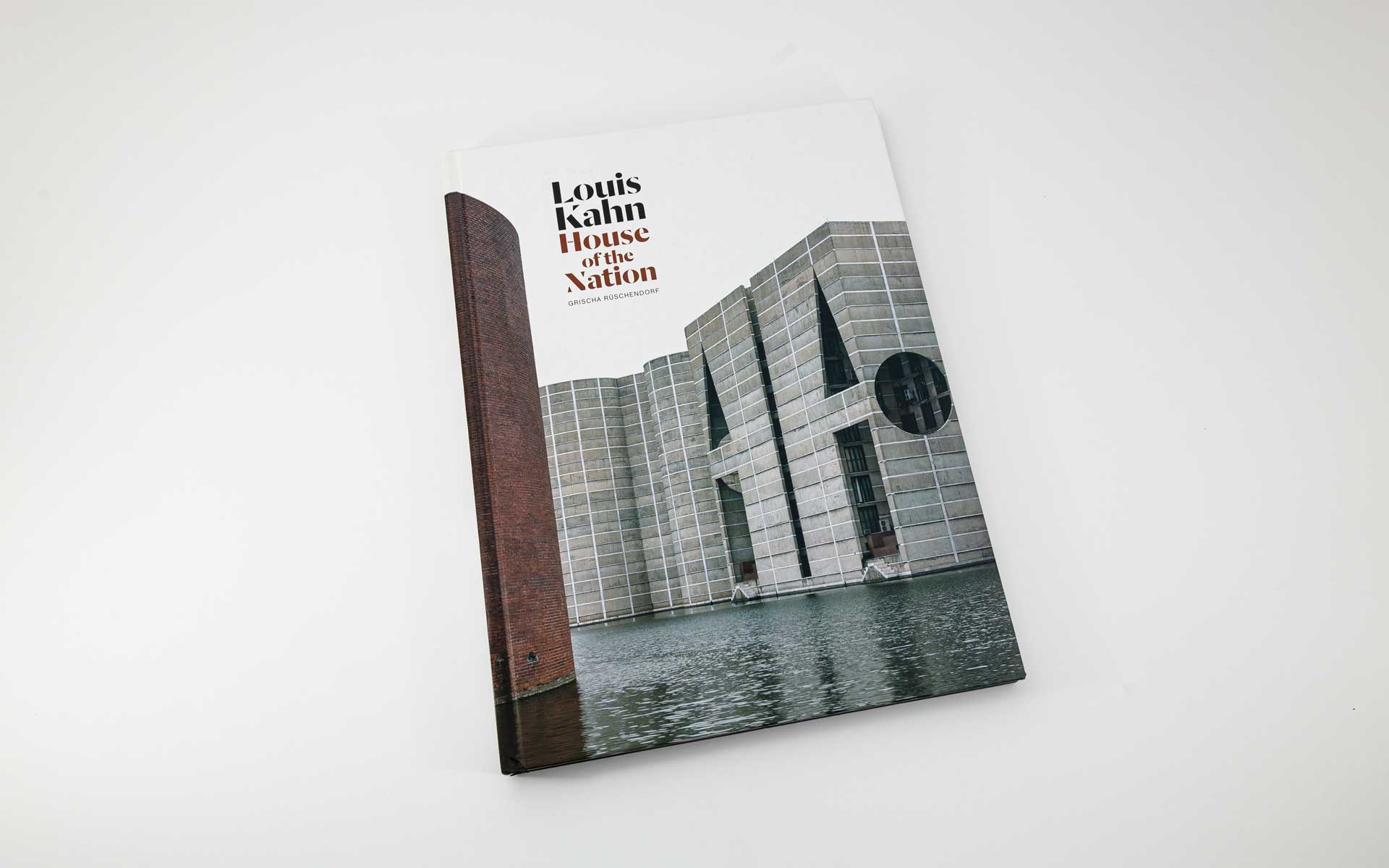 Louis Kahn - House of the Nation book cover design by Pablo Mandel