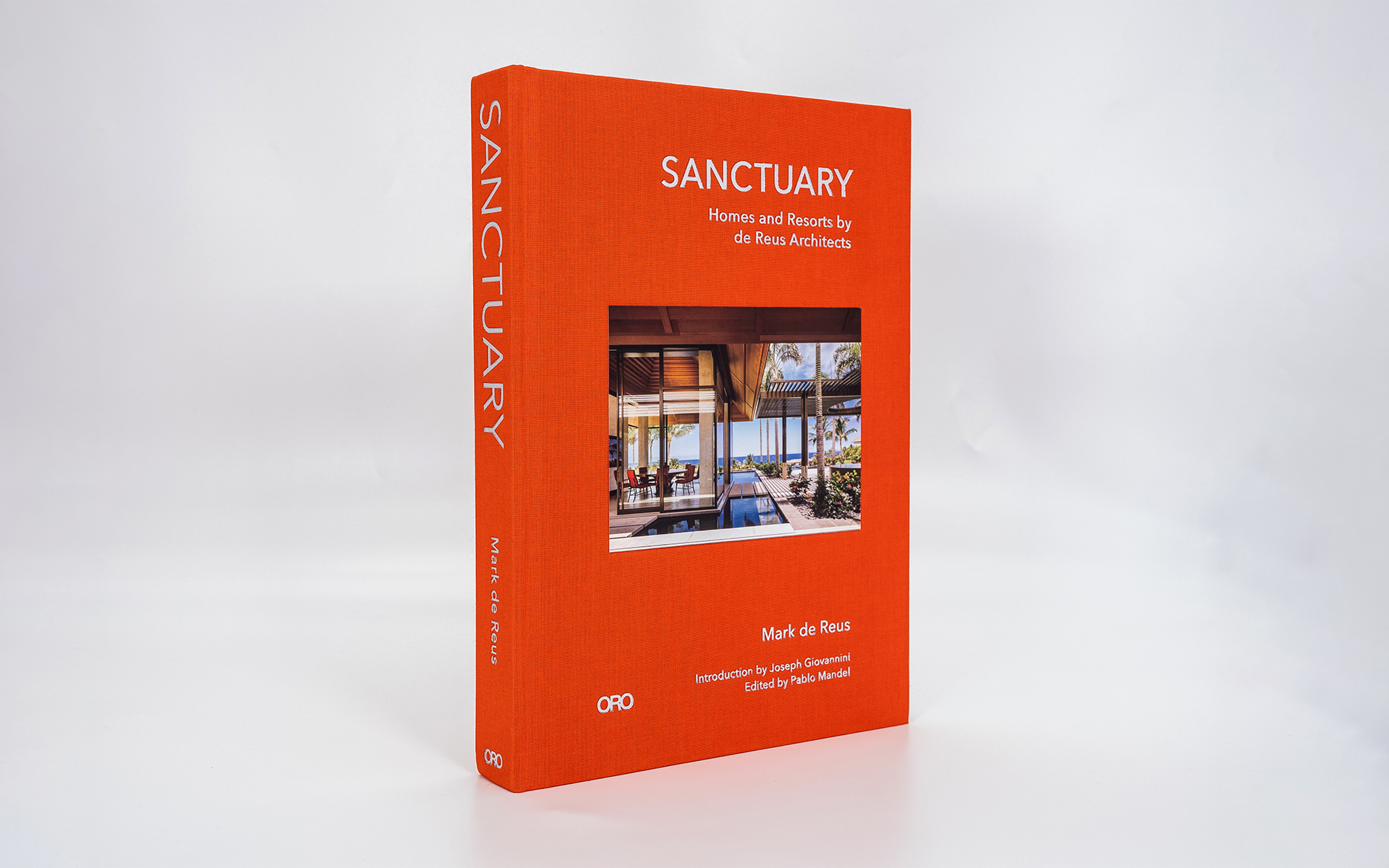 Sanctuary. Book cover. Design by Pablo Mandel.